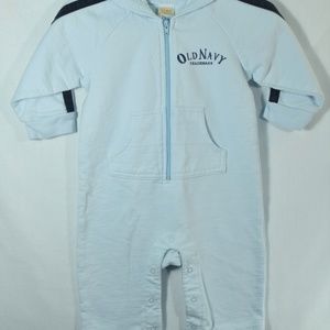 Old Navy newborn light blue one piece